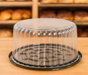 8"  - Cake Dome container with Clear Dome Lid -  5.25" Tall - 6ct or 12ct
